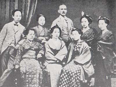 フォンタネージと日本の女子生徒(1878年)